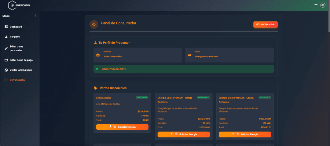 Enerchain (En desarrollo) - Universidad de Nariño
